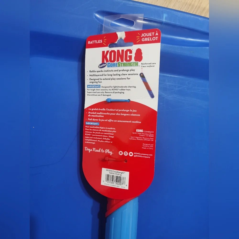 Kong Corestrength Rattlez Stick For Large Dogs - Picture 3 of 4